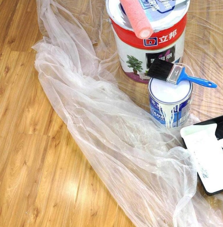 พลาสติกกันฝุ่น กันเปื้อนระหว่างการก่อสร้าง (แบบแผ่น-ไม่มีเทป)