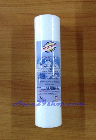 ไส้กรองน้ำ PP ยี่ห้อ Treatton 10 นิ้ว 10 ไมครอน