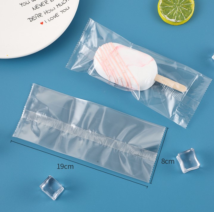 แพ็คเกจไอศครีมแท่ง (ใช้ร่วมกับเครื่องซีลความร้อน) แพ็ค 100 ชิ้น