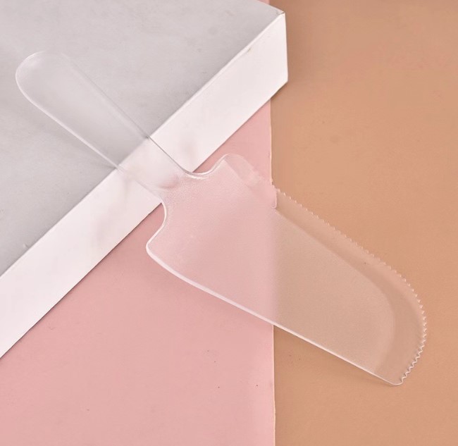 ที่ตัดเค้ก-ตักเค้ก ใส แพ็ค 50 ชิ้น (แพ็คแยกชิ้นทุกชิ้น)