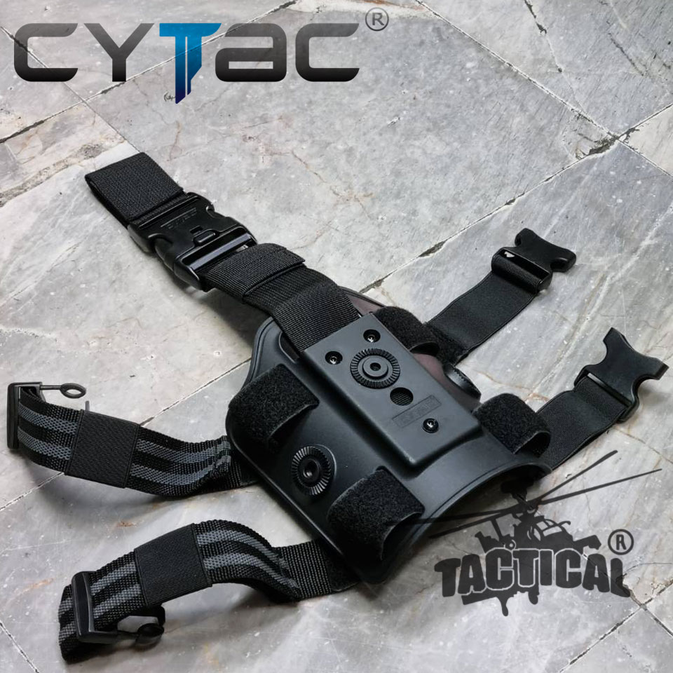 (ของแท้) เพลทติดกับซองปืน Cytac รัดขา