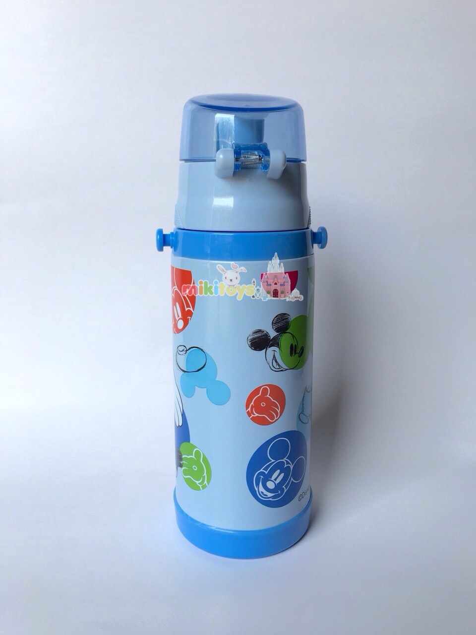 กระติกน้ำเก็บความเย็น รุ่นยกดื่ม มิกกี้เมาส์#ลาย2 Mickey Mouse ระบบตัวล็อค2ชั้น