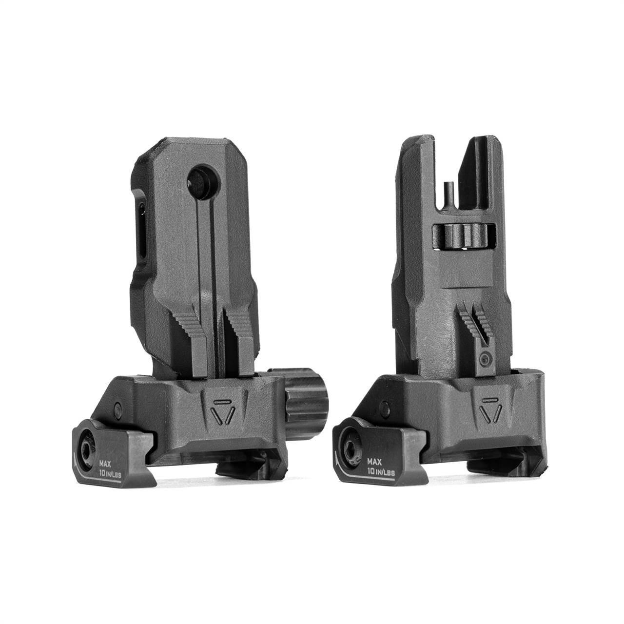 ศูนย์หน้า-หลัง พับได้ ทรง Strike Polymer Backup Sights