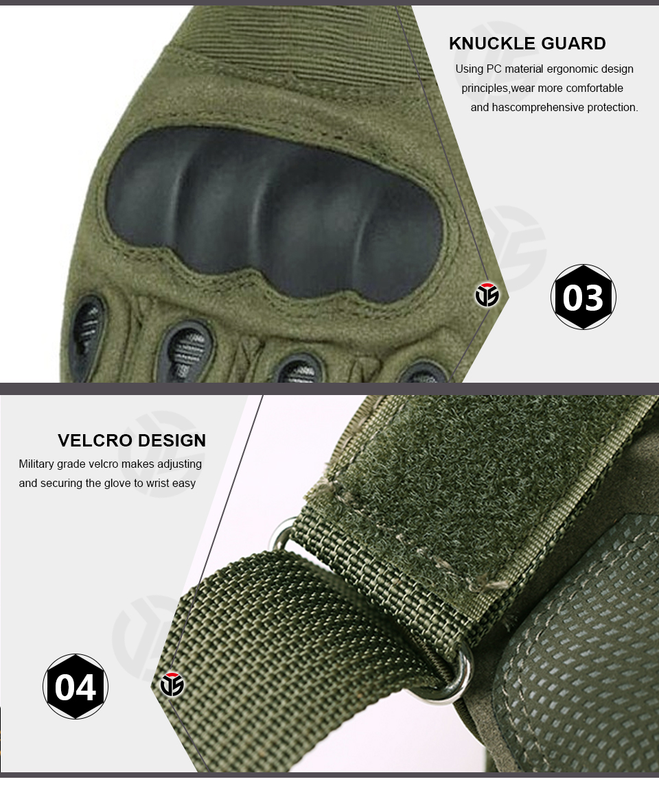 ถุงมือสนับแข็ง ครึ่งนิ้ว Bogie.1