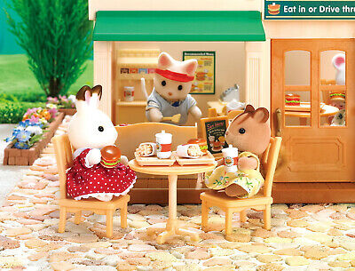 Sylvanian Families Hamburger Restaurant 5271 /ครอบครัวซิลวาเนียน แฟมิลี่ ร้านแฮมเบอร์เกอร์