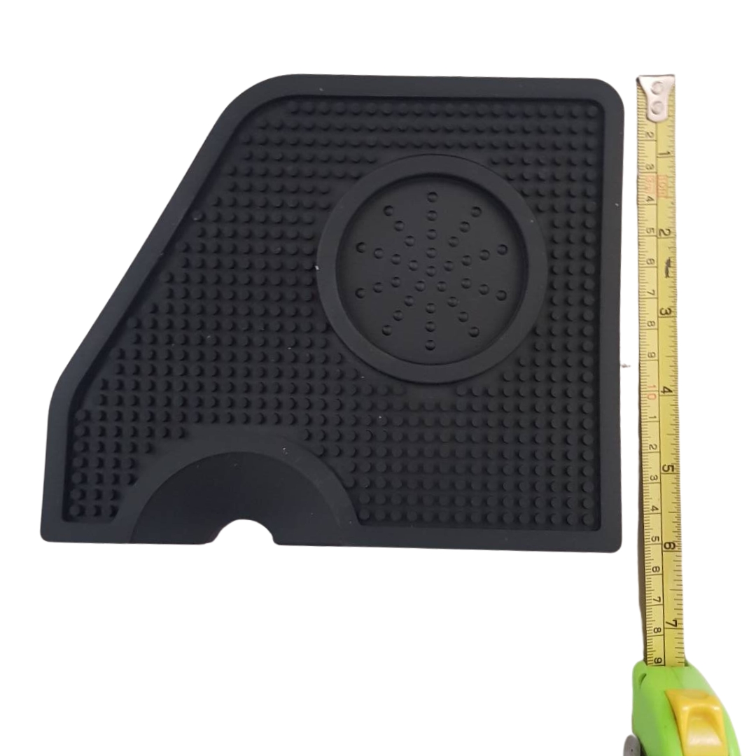 ยางรองแทมเปอร์ ทรงคางหมู สีดำ รหัส 1848