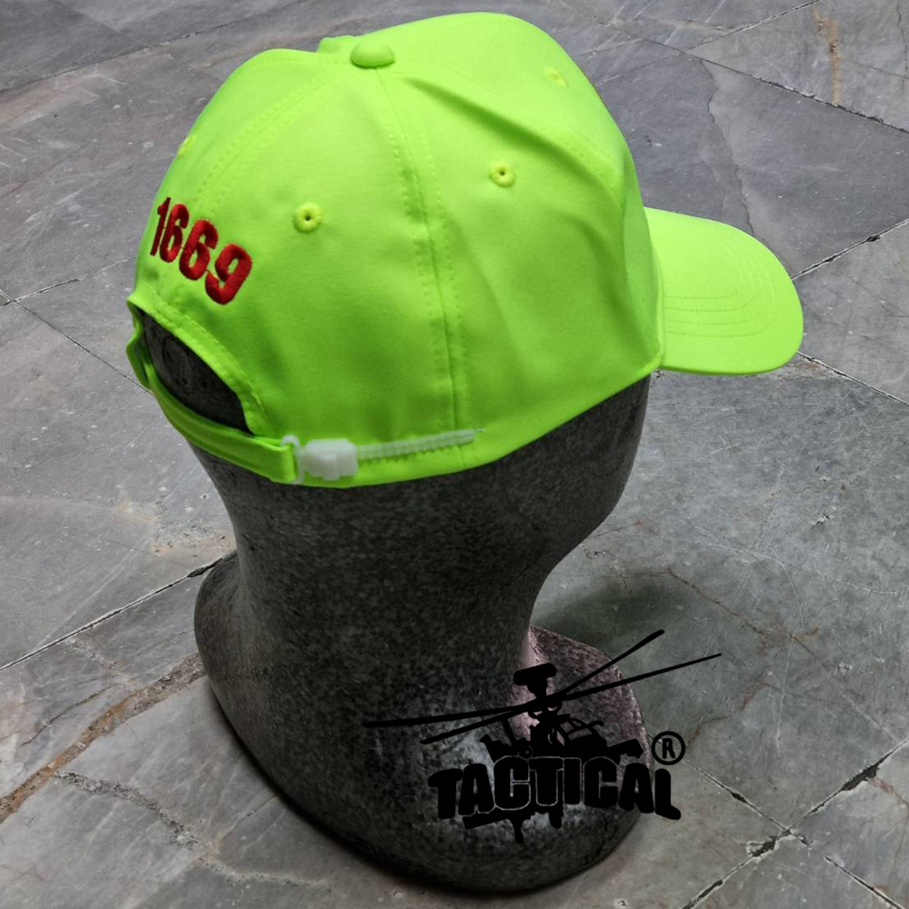 หมวกแก๊ปเหลืองมะนาว สพฉ. 1669 ซิปหลัง