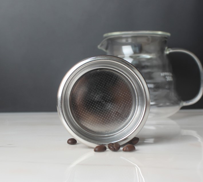 อะไหล่ ตะแกรง 3 shot บรรจุผงกาแฟ 22 กรัม สำหรับด้ามชงกาแฟ 58 มิลใช้สำหรับด้ามชงตัดตูดหรือก้นลึกเท่านั้น รหัส 1159