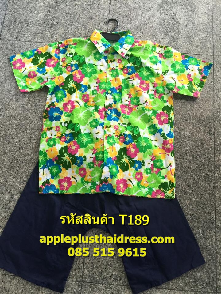 ชุดเสื้อลายดอก เด็ก6-8ปี