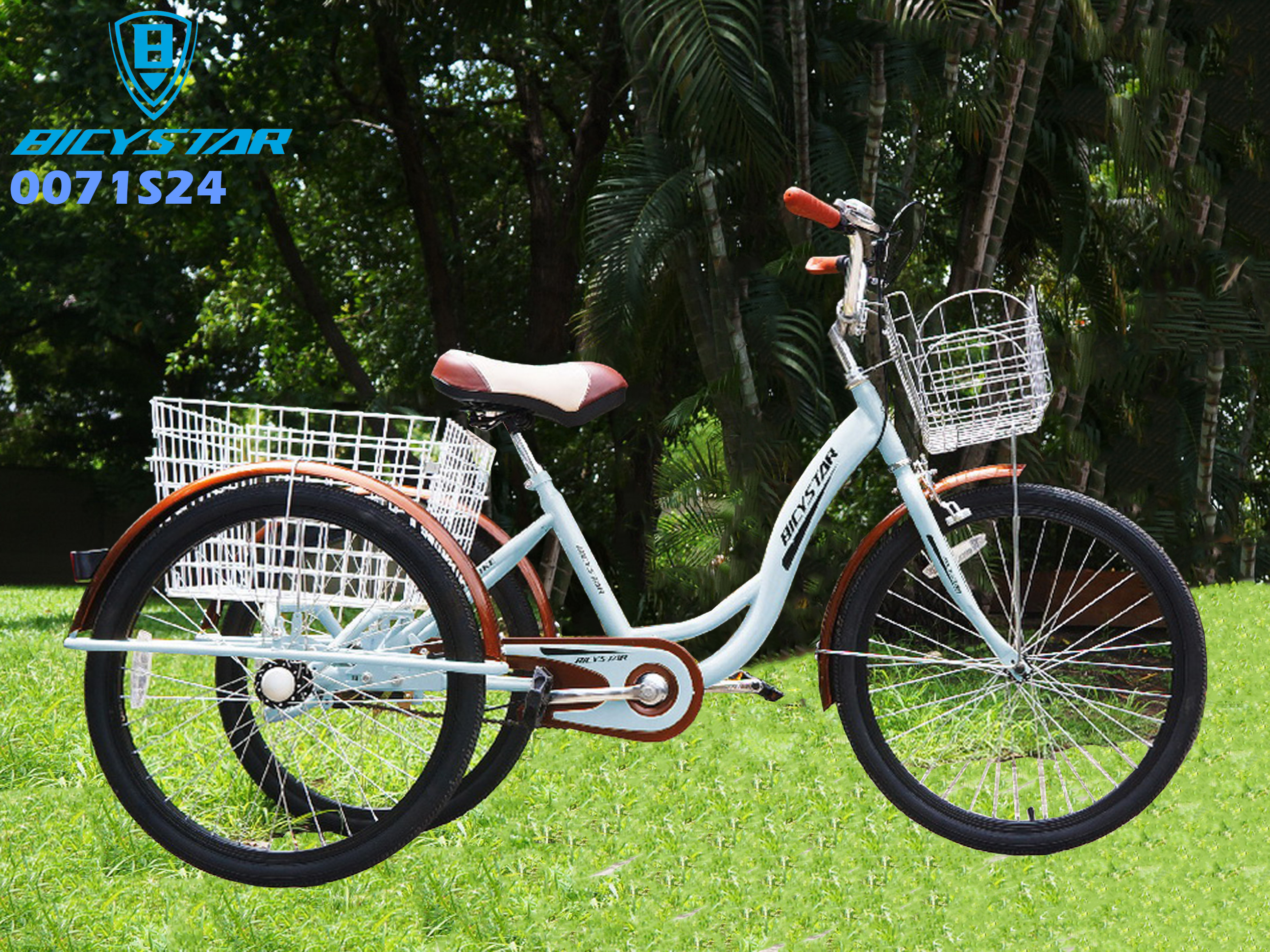 จักรยานแม่บ้าน3ล้อ BikeStar ล้อ 24 นิ้ว