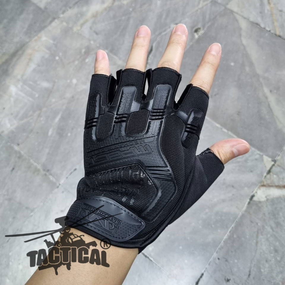 ถุงมือครึ่งนิ้ว Mechanix รุ่น M-Pact (บาง) Free Size