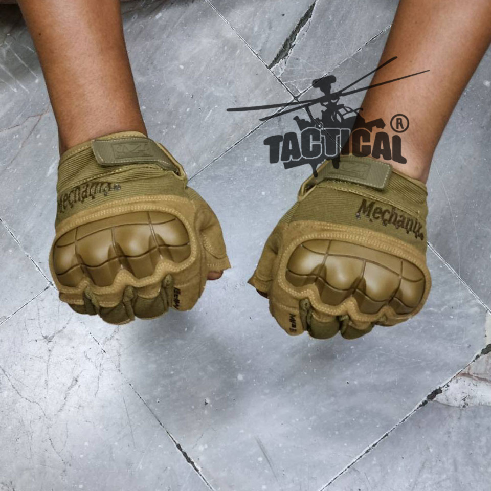 ถุงมือครึ่งนิ้ว Mechanix M-Pact 3