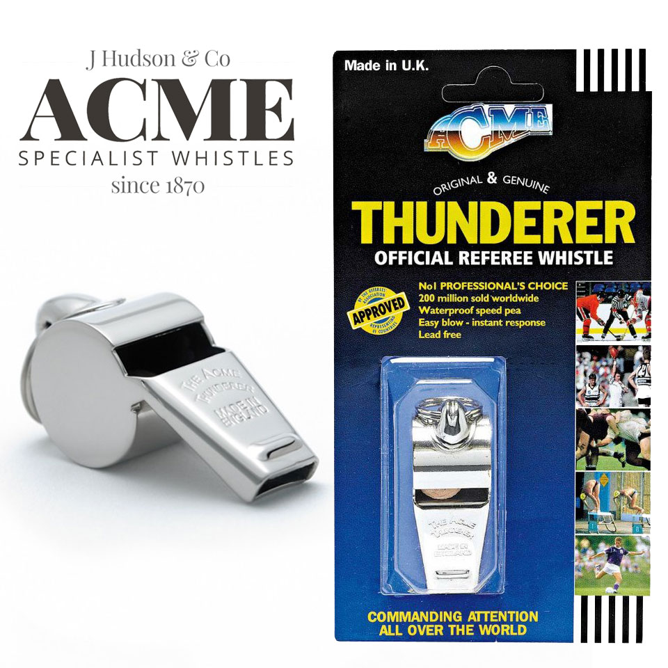 นกหวีดทองเหลืองชุบ Acme รุ่น Thunderer 60.5