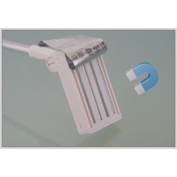 ที่แขวนป้ายโฆษณาสินค้าแบบฐานแม่เหล็ก แบบรูปตัว T แพ็ค 2 ชิ้น (JHB08T)