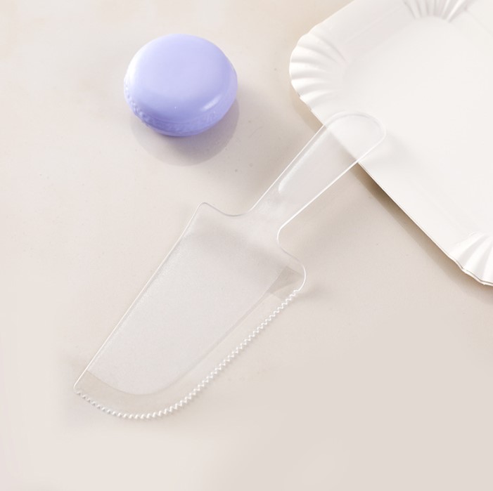 ที่ตัดเค้ก-ตักเค้ก ใส แพ็ค 50 ชิ้น (แพ็คแยกชิ้นทุกชิ้น)