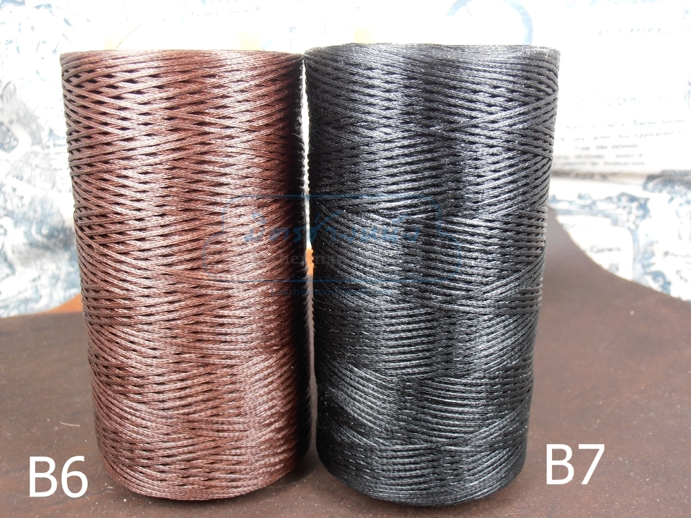 ด้ายเทียนสี 150D แบบแบน เนื้อทียนสูงพิเศษ