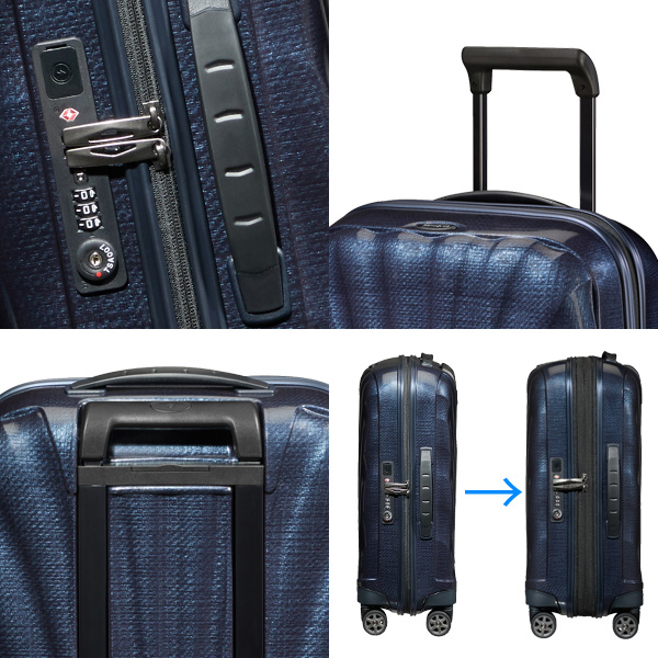 กระเป๋าเดินทางขึ้นเครื่องได้ Samsonite C-lite Spinner 36-42L Exp 55-62cm แซมโซไนท์ สปินเนอร์ exp รุ่นขยายกระเป๋าได้