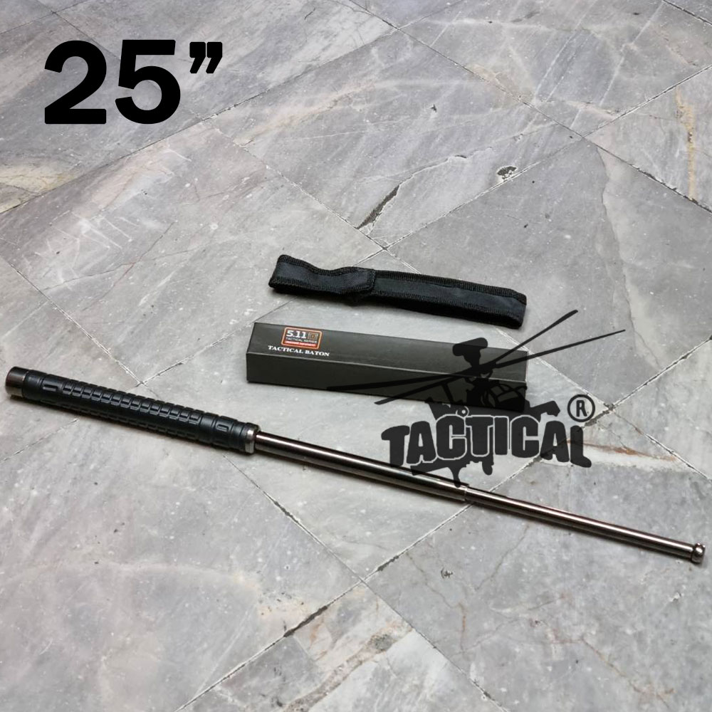 ดิ้วเหล็ก Tactical ด้ามยาง 20" 25" (แข็งแรง)