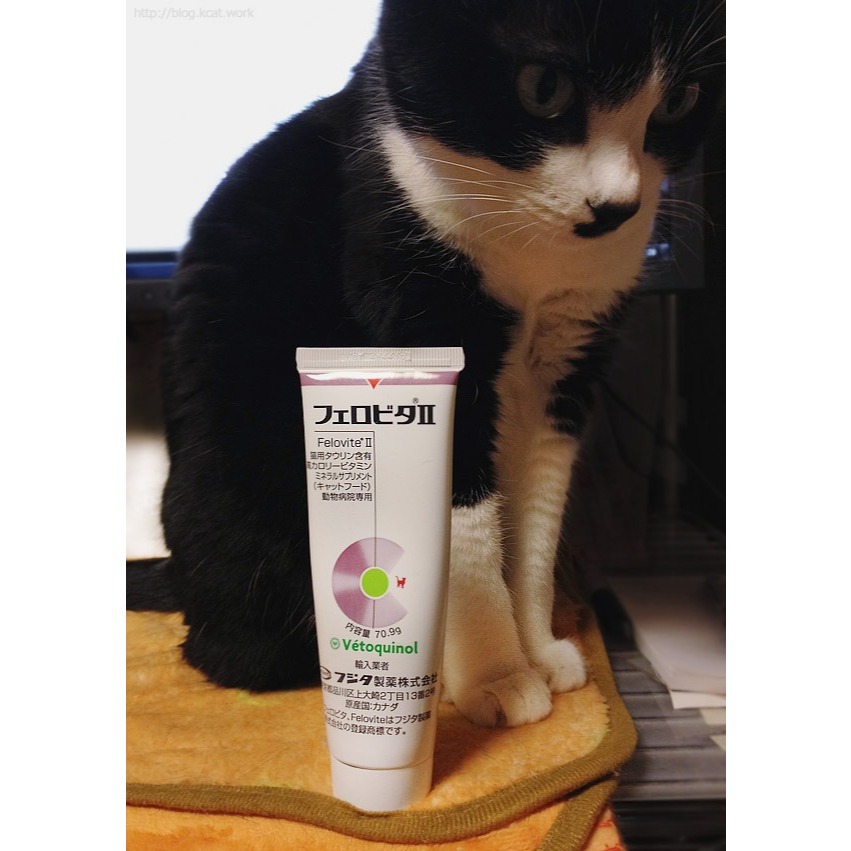 Vetoquinol Felovita II เฟโรวิต้า II สำหรับแมว อาหารเสริมแบบหลอด วิตามิน แร่ธาตุ สำหรับแมวที่คุณรัก ขนาด70.9 g รสทูน่า