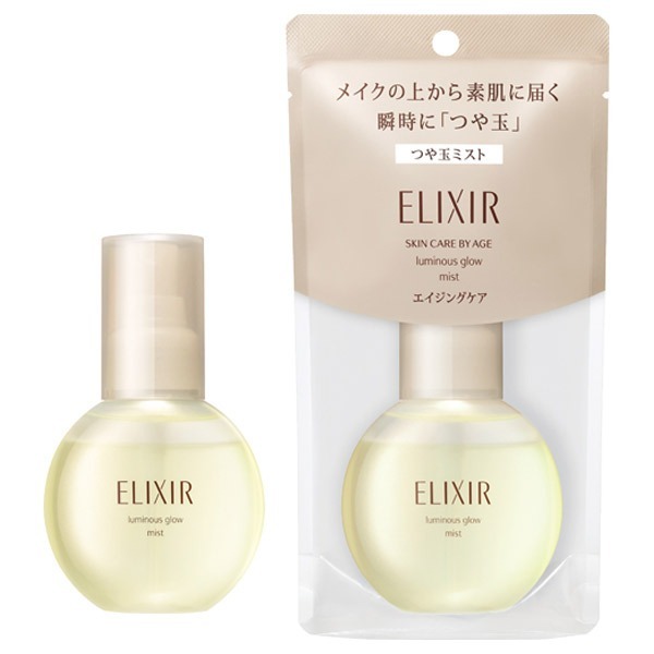 ELIXIR Luminous Glow Mist 80 ml อิเล็คเซอร์ มิสต์สำหรับผิวที่ต้องการความชุ่มชื้นและความเปล่งปลั่งแก่ผิวระหว่างวัน
