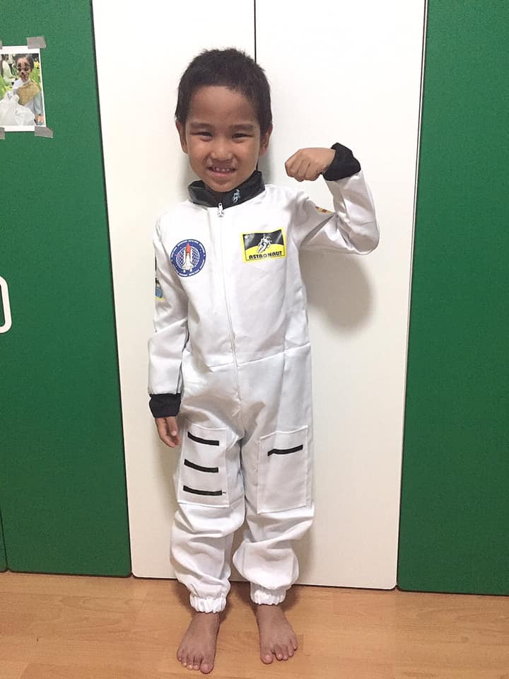 ชุดนักบินอวกาศสุดเท่ห์ชุดอาชีพในฝันสำหรับเด็กสินค้าพร้อมส่ง!