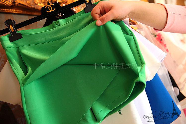 ##พร้อมส่ง## เซตคู่ เสื้อกางเกงกระโปรงแฟชั่น ทั้งไซส์ใหญ่ ไซส์เล็ก เสื้อแขนสั้นเย็บBatman กางเกงขาสั้นดีไซส์ทันสมัย สี : ขาวเขียว