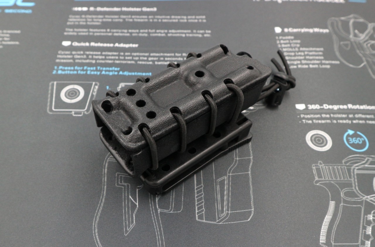ซองแม็กกาซีน 9 มม. FMA ระบบล็อคแบบ Teklok / Molle / Belt Loop