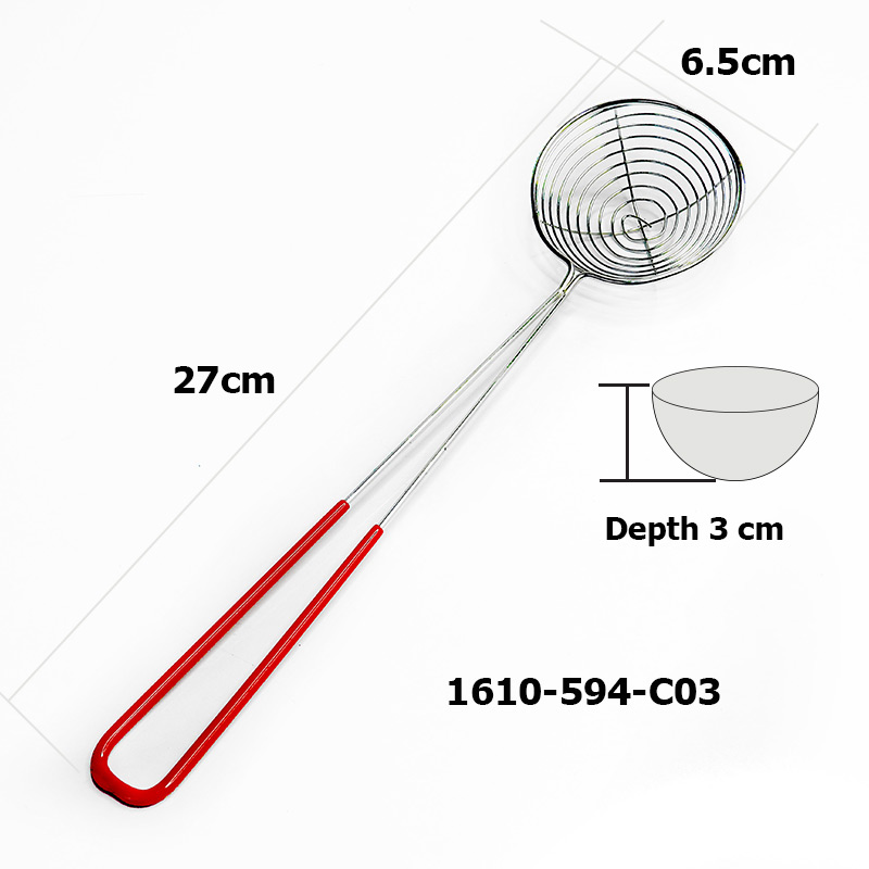 ช้อนตักไข่มุก กระชอนตักไข่มุก 6.5 cm. 1610-594