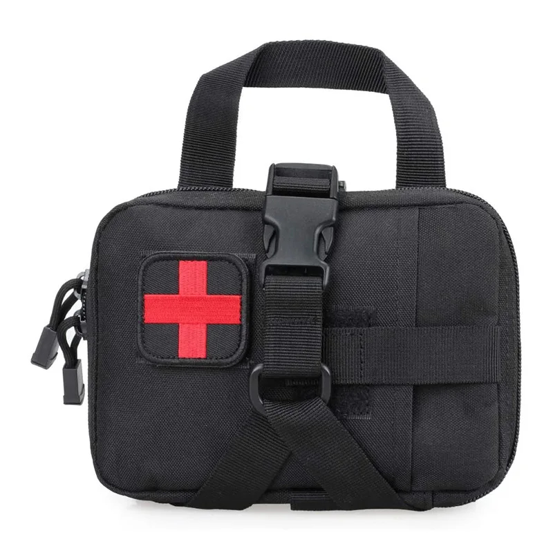 กระเป๋าพยาบาลสนาม B03 (แบบกระตุกไว) ทรงแนวนอน