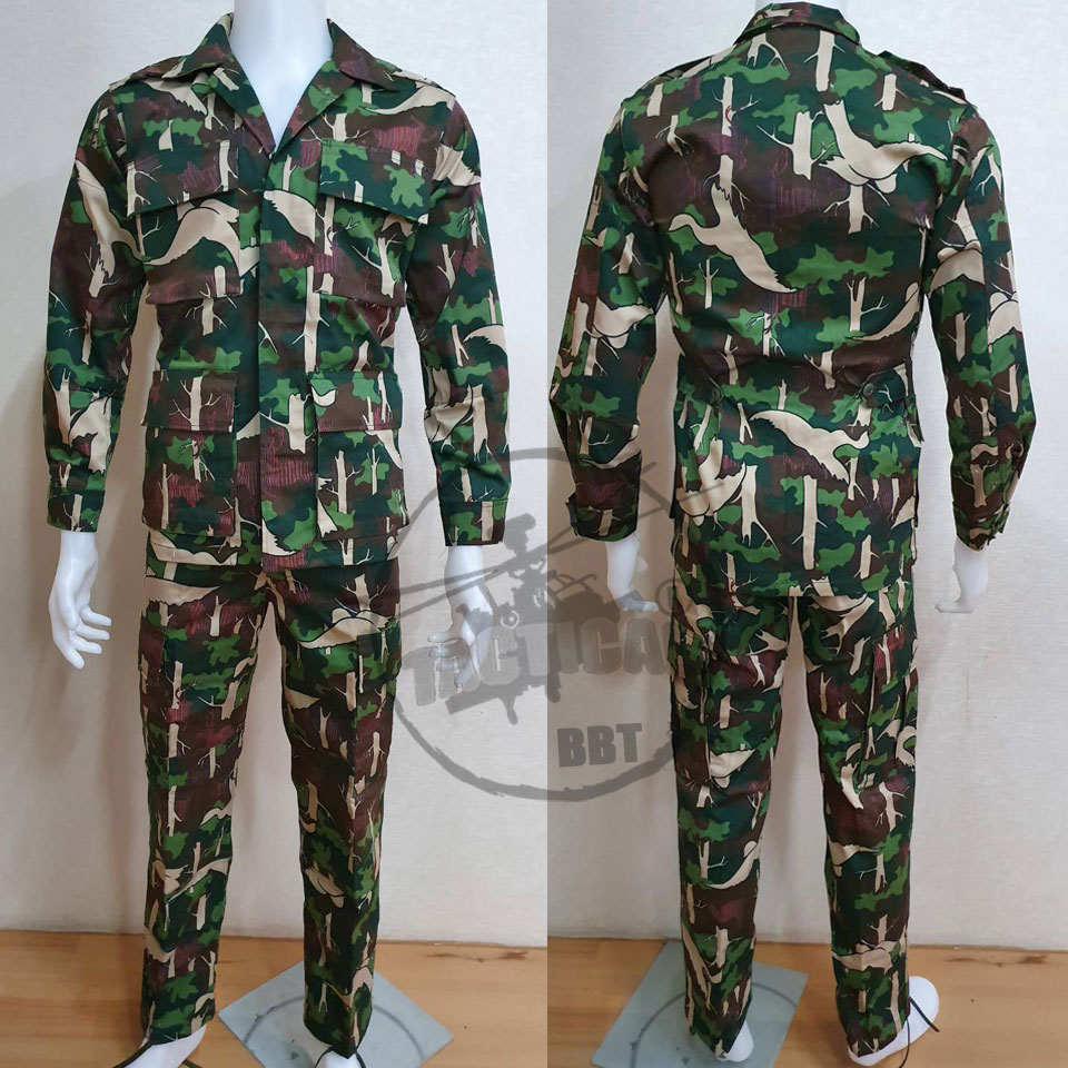 ชุดเวส พรางป่าไม้ (กรมอุทยานลายนก) สีเข้ม