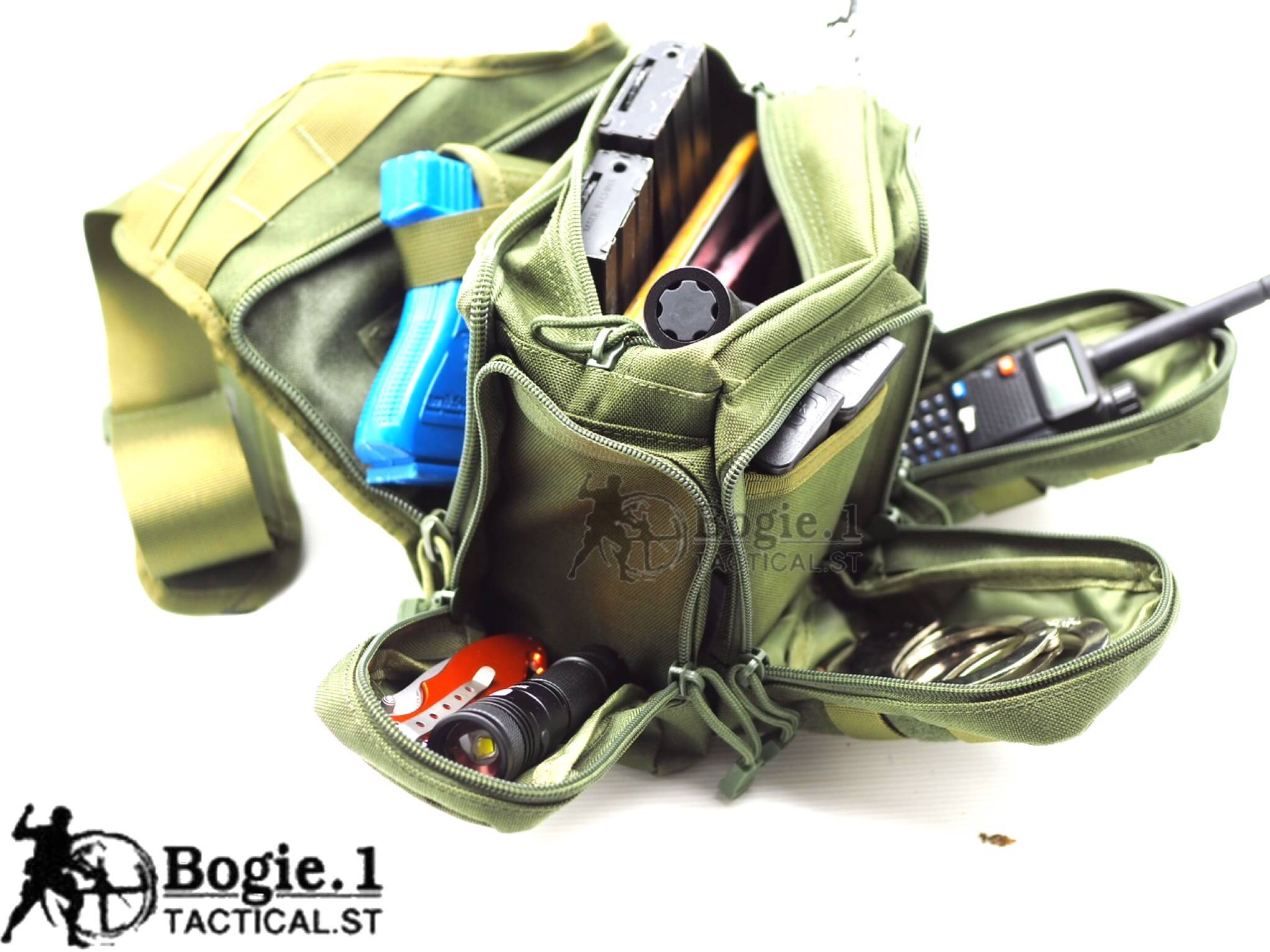 กระเป๋าสะพายไหล่ กป.หน้า 2 ใบ ผ้า Cordura