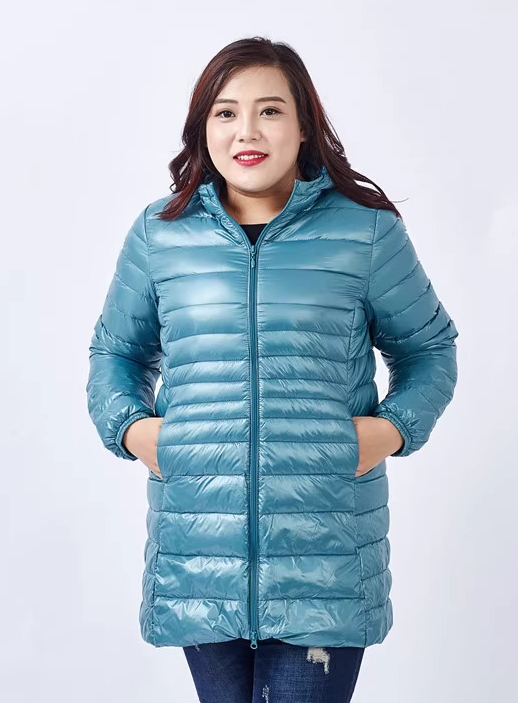 2324-0044 เสื้อกันหนาวผ้าร่มไซส์ใหญ่ บุขนเป็ด สีเยอะมากจ้า