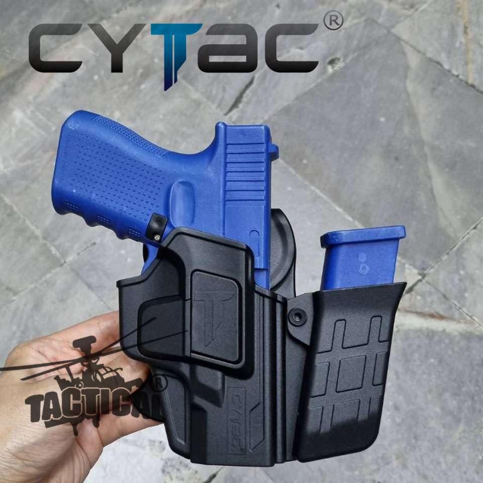 (ของแท้) ซองพกนอก Cytac ปลดนิ้วชี้ + ซองแม็ก