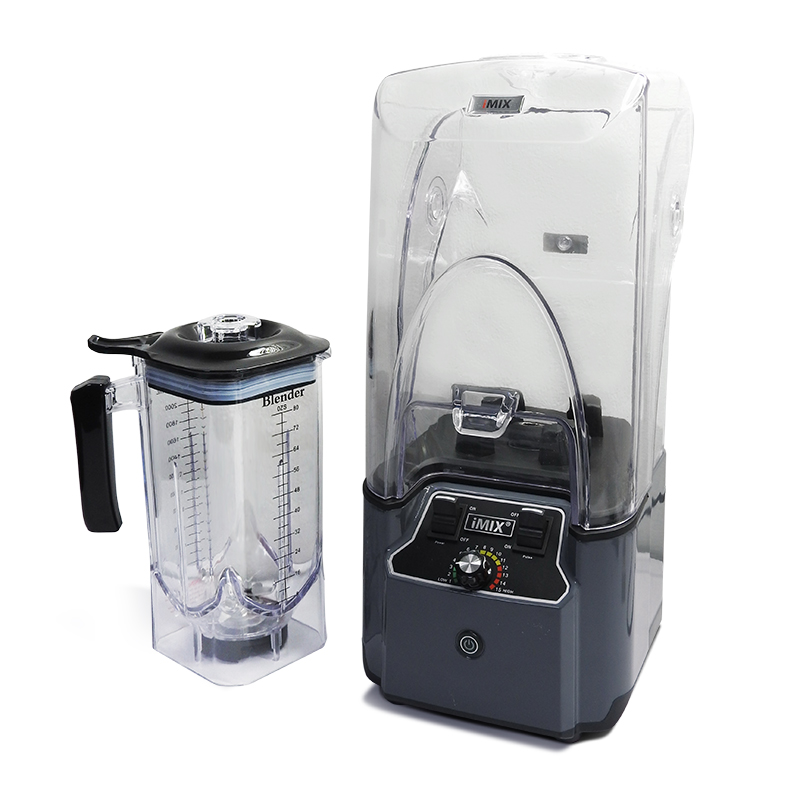 เครื่องปั่นน้ำผลไม้ ปั่นสมูทตี้ ไอมิกซ์ imix รุ่นฝาครอบลดเสียงดัง 2200W. 1602-127