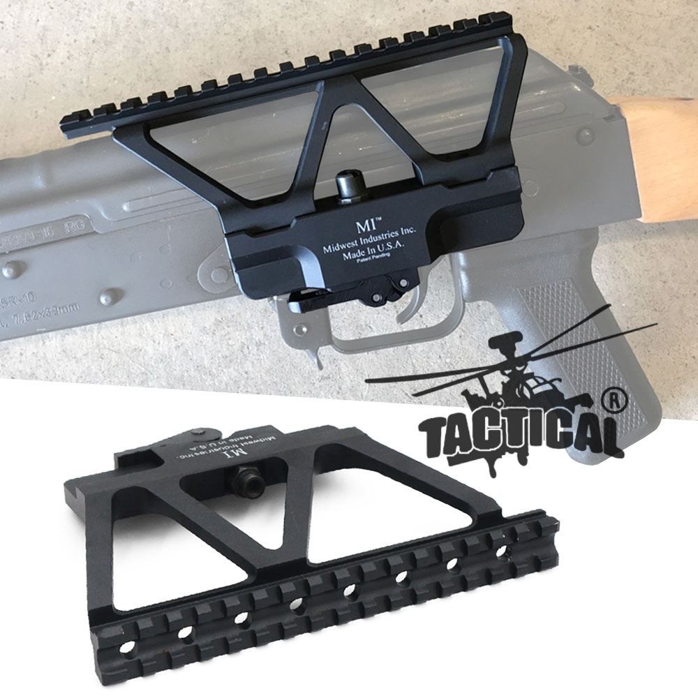 รางเสริมปลดไว AK47 (ฟันปลา) ยึดด้านข้างบอดี้