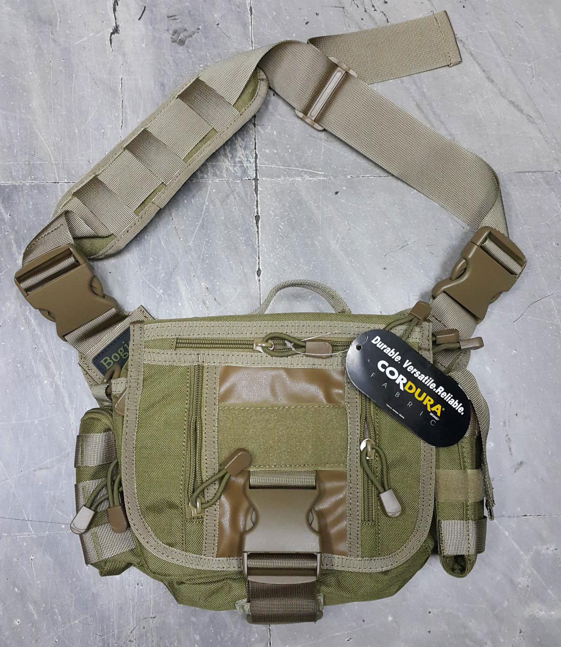 กระเป๋าปืนสะพายไหล่ สี่เหลี่ยมกลาง ผ้า Cordura