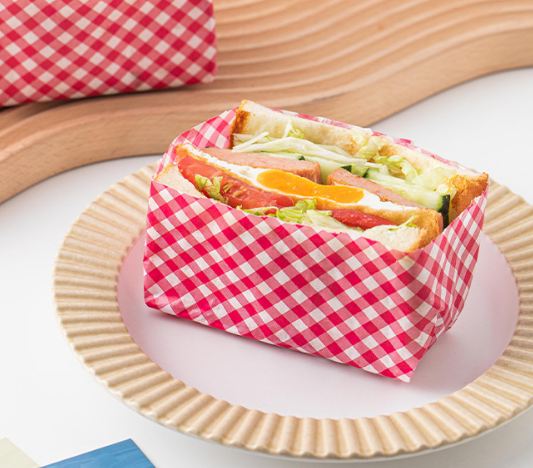 กระดาษห่ออาหาร (แพ็ค 50 ชิ้น) Food Grade