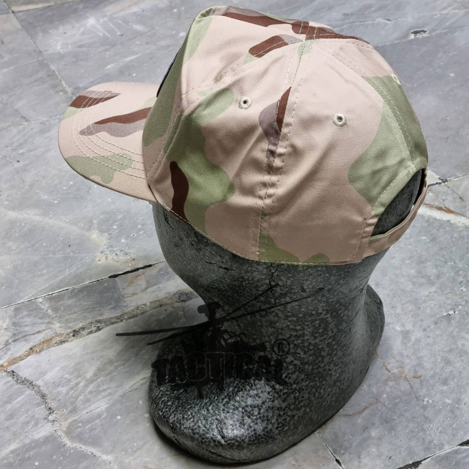 หมวกแก๊ป พรางทราย อส.ช้าง ซิปหลัง