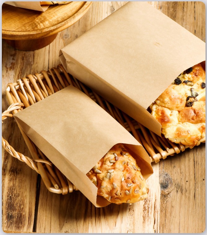 ถุงกระดาษใส่อาหาร แพ็ค 50 ชิ้น