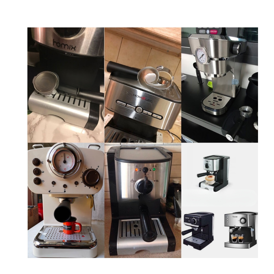 อะไหล่ ด้ามชงกาแฟเปลือยก้นตัดตูด 51 มม. (ไม่รวมตะแกรงถ้วยกรอง) เครื่องชงกาแฟ MiNiMEX รุ่น PICCOLINO รหัส 2273