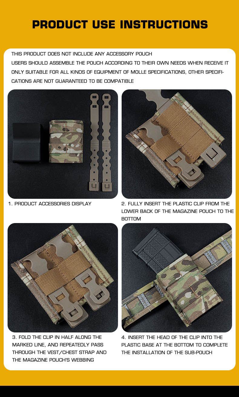 ซองแม็กกาซีนปืนยาว ทรง ESS รุ่น 5.56 (Wosport)