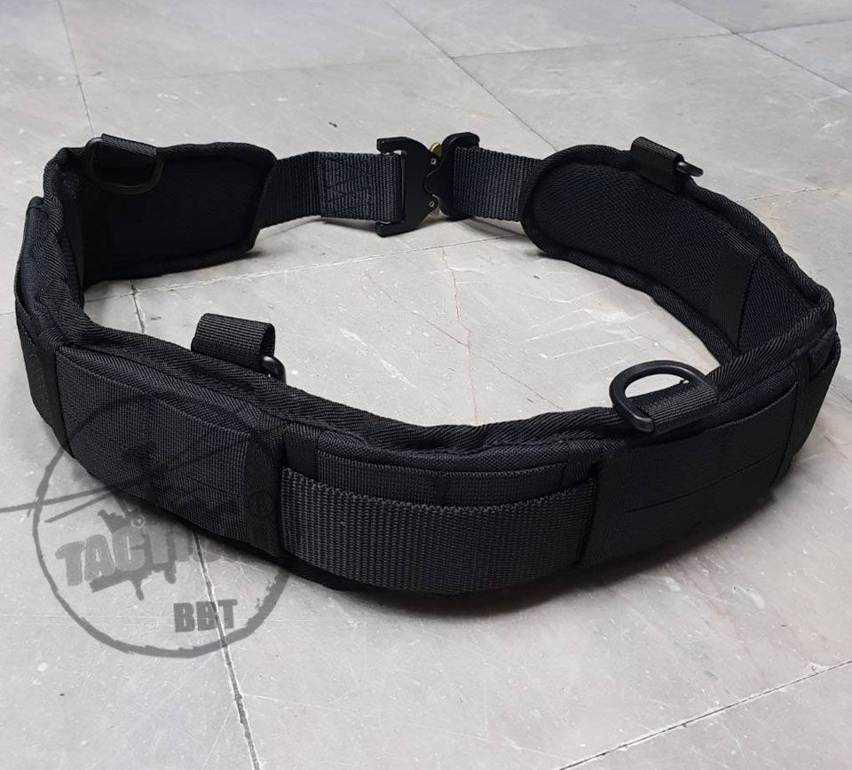 เข็มขัดยุทธวิธี หัว Cobra + รองนวม