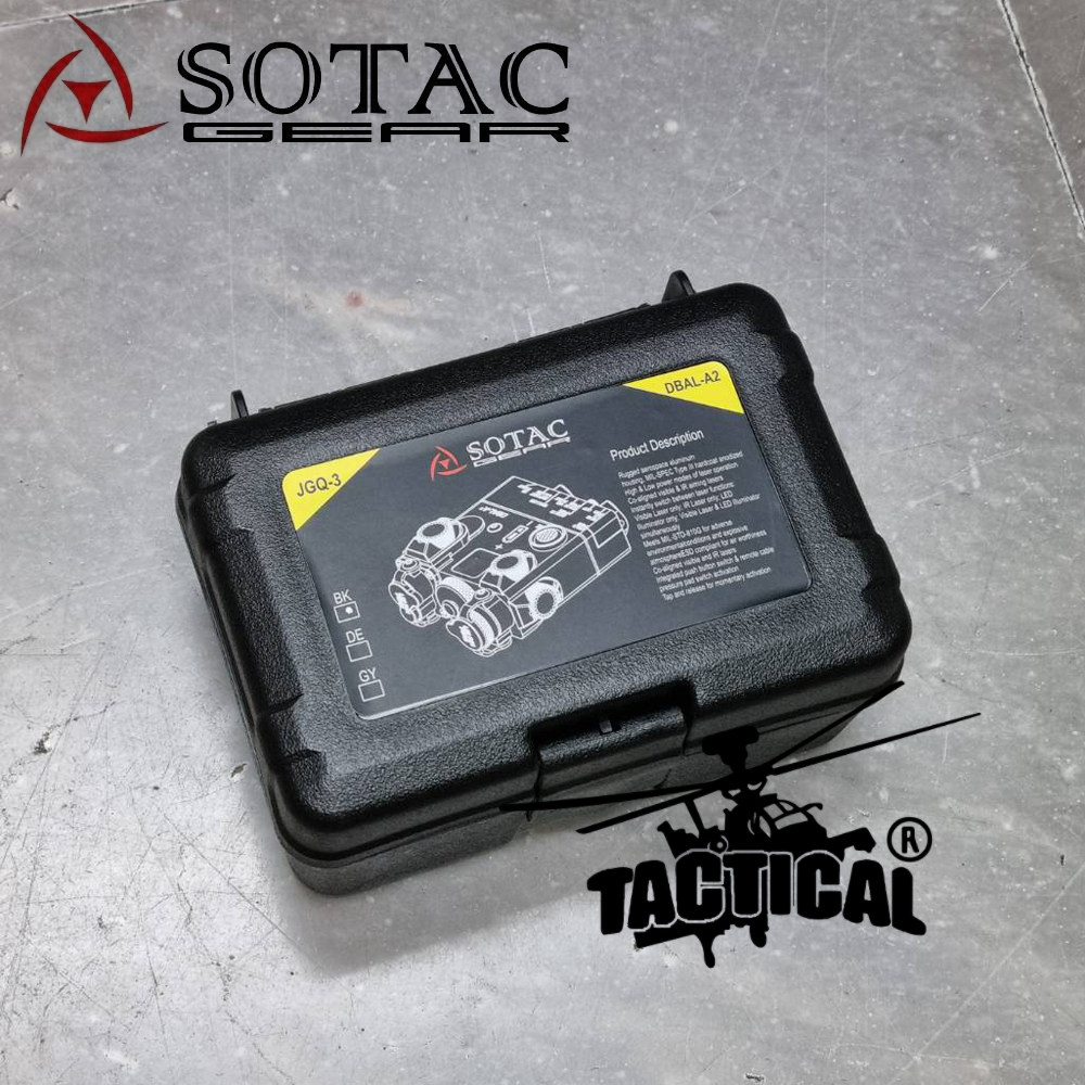 ไฟฉาย + Laser แดง IR DBAL-A2 บอดี้อลูมิเนียม ยี่ห้อ Sotac