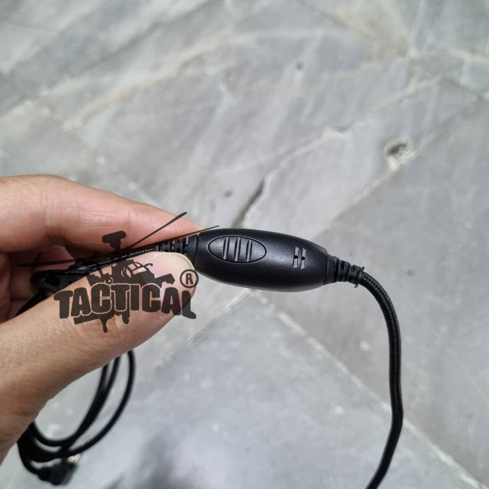 หูฟัง Icom แบบ FBI คล้องหู (สายเชือก)