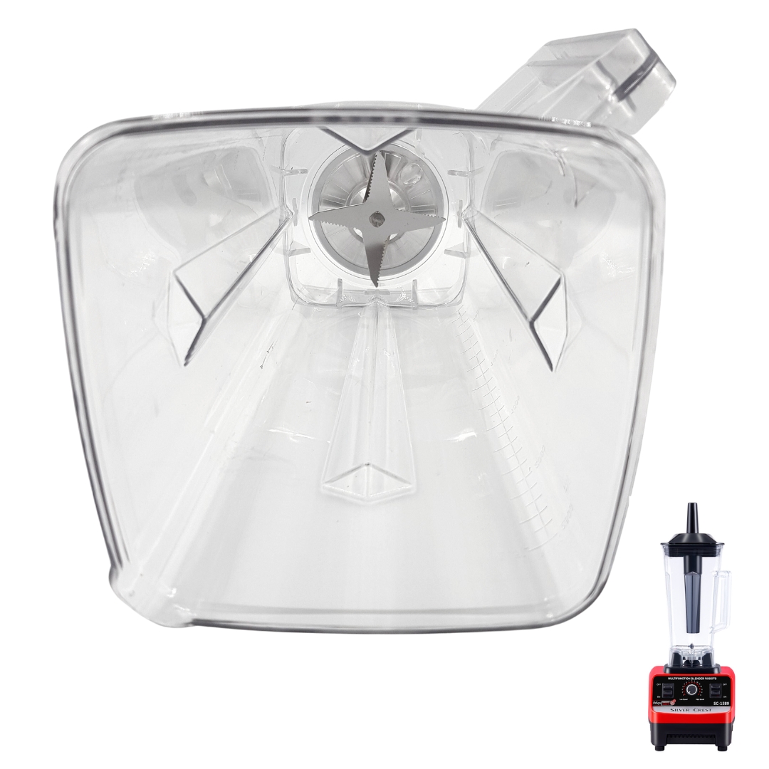 อะไหล่ โถปั่นพร้อมชุดใบมีด เครื่องปั่นน้ำผลไม้ 1800W. SILVER.CREST blender รหัส 1825