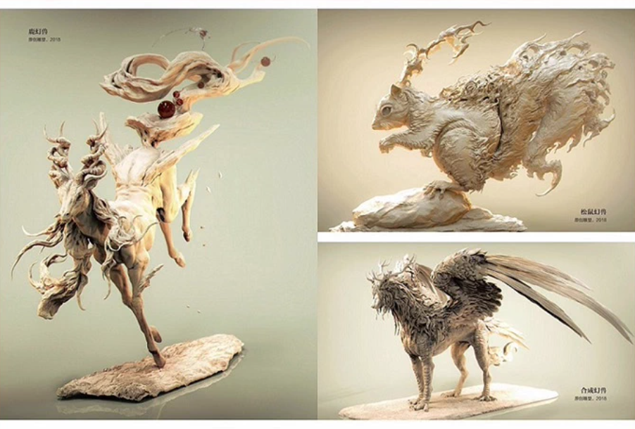 KEITA OKADA Works & Techniques Sculptor Figure 3D Models Making Book
