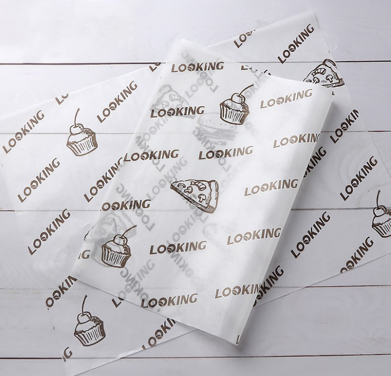 กระดาษไขรอง-ห่ออาหาร ขนาด 28x38 ซม. แพ็ค 50-100 ชิ้น