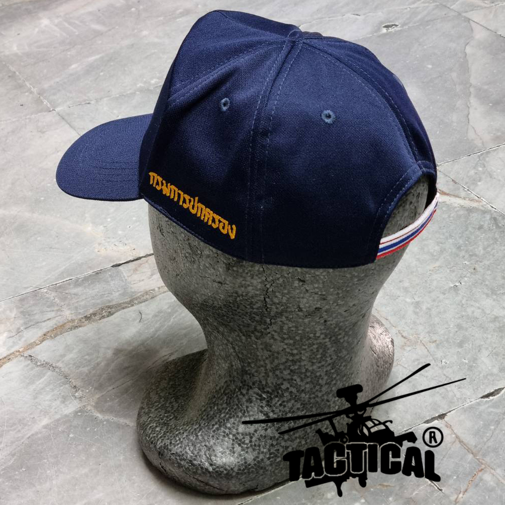 หมวกแก๊ป กรมการปกครอง ซิปหลัง (หมวกปฏิบัติการนอกเครื่องแบบ ตามระเบียบกรมการปกครอง ฉบับที่ 2 พ.ศ. 2568) ไม่ช่อ / 1 ช่อ / 2 ช่อ