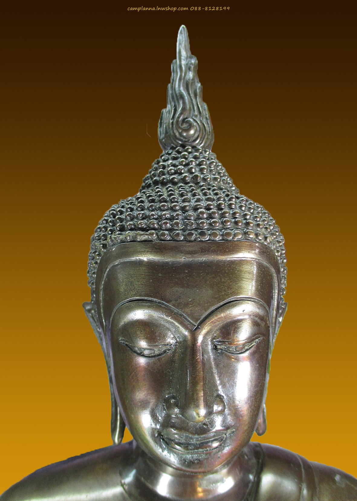 พระพุทธรูปบูชาอู่ทอง หน้าตัก 9 นิ้ว ร้อยกว่าปีสวยงามมาก