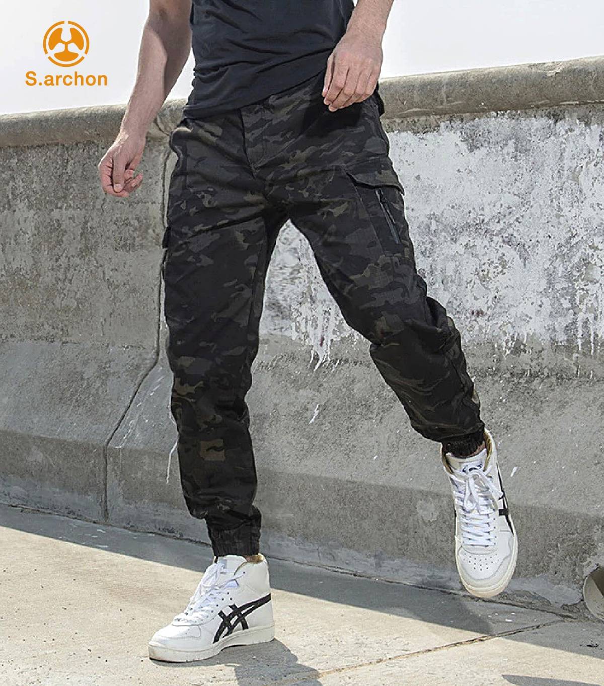 กางเกง S.Archon V6C ขาจั๊ม เอวยางยืด
